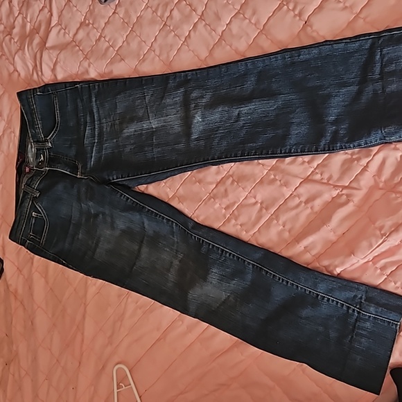 8 2009Gloria Vanderbilt Glenna in indigo  dark wash embroidered rare find - Picture 4 of 11